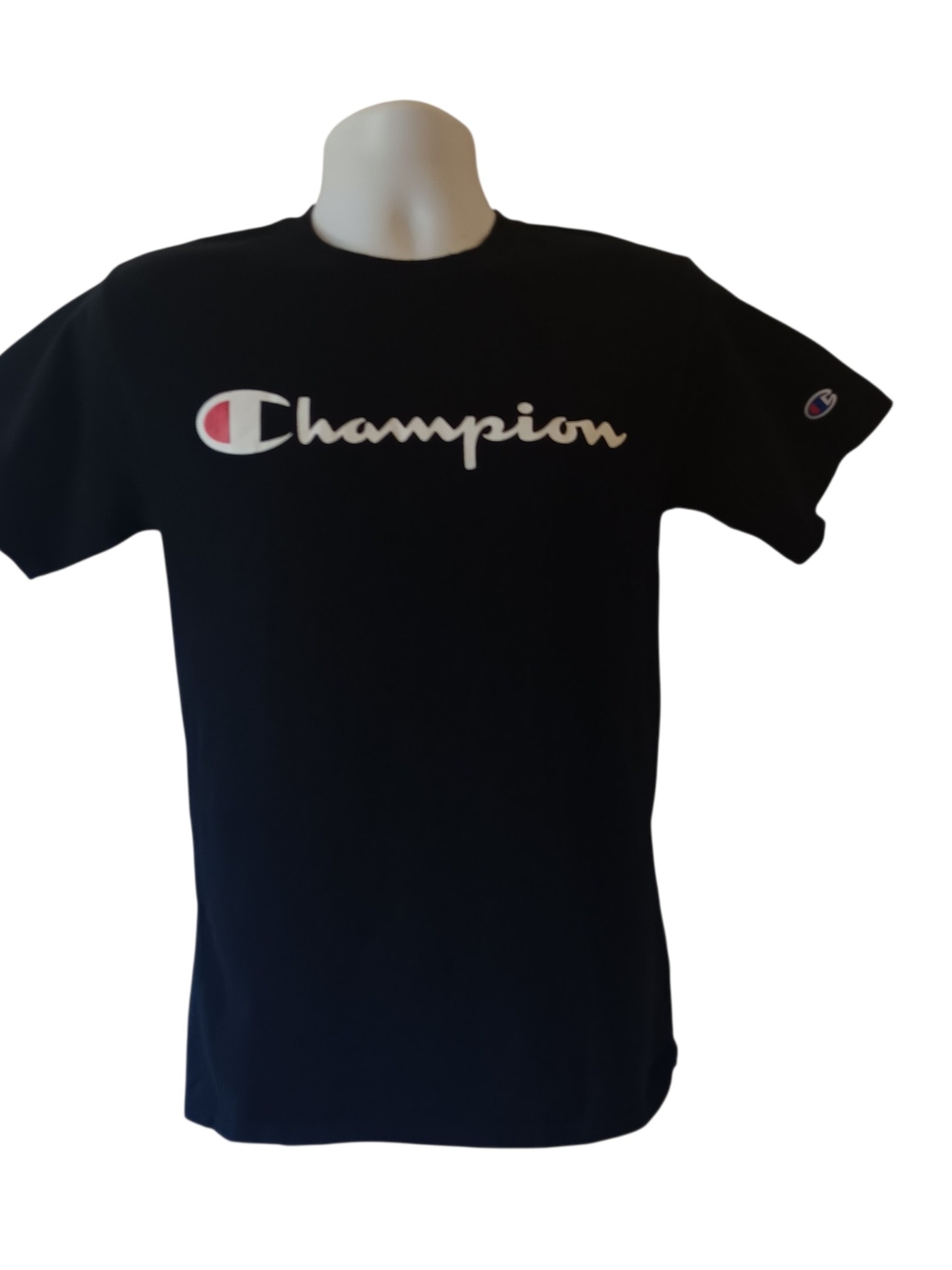 Champion men's black short-sleeve activewear t-shirt size S